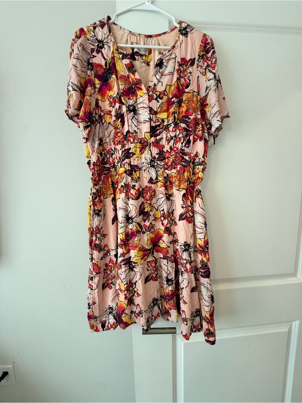 Tru Luxe Jeans Floral Smocked Waist Dress | Boho Chic Dopamine Dressing♥️ - Picture 1 of 8